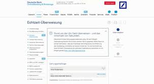 Beim Online Banking Erledigen Sie Ihre Deutsche Bank Ag