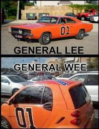 General Lee General Wee Haha The Wee Was My Husbands Actual Car We Went To General Lee Funny Car Memes Truck Memes