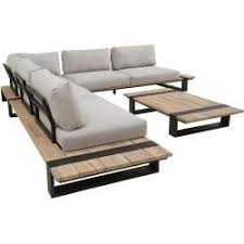 4seasons Duke Loungeecke 4 Teilig Aluminium Teak Inklusive Kissen Anthrazit Grau 4 Seasons Outdoor Gartenmobel Design Lounge Mobel Moderne Lounge