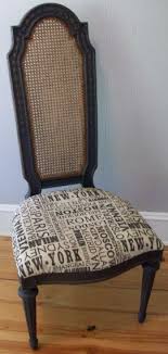 Re Envisioned Painted Distressed Cane Back Chair Reuphosltered In High Qualit Vintage Furniture Design Furniture Makeover Diy Dresser Cheap Dining Room Chairs