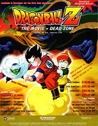 Such as dragon ball z: Dragon Ball Z Dead Zone 1989