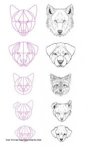 How To Draw Easy Faces Step By Step 61 Best E E Images On Pinterest Of How To Draw Easy Faces Step By Step Fa Dog Face Drawing Dog Drawing Tutorial Dog