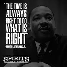 Today, we honor the life and legacy of Dr. Martin Luther King Jr. 💙 At  Spirits Food & Friends, we believe in the power of community, just as Dr.  King envisioned. Let's