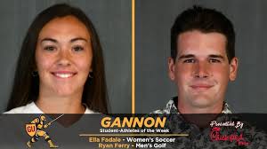 Fadale, Ferry named Gannon University Chick-fil-A Student-Athletes of the  Week
