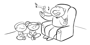 En la primera imagen podemos ver una familia de 5 integrantes, en donde están ambos padres y 3 hijos, de los cuales uno es un bebé. Dibujos De Familia Imagenes Para Colorear Y Pintar