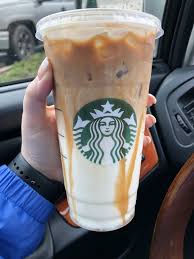 Black And White Mocha Starbucks Secret Menu Venti Iced Caramel Macchiato 3 Pumps Of White Mocha Extra Caramel Drizzle Starbucks Drinks Recipes Iced Caramel Macchiato Starbucks Starbucks Recipes