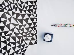 Zeichnen muster und struktur von stoffen es werden verschiedenen stoffe z.b. Diy Geometrische Kunst Mit Tusche In Schwarz Weiss Tasteboykott