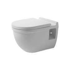 Wall hung elongated toilet bowl only. Duravit Starck 3 Wall Mounted Washdown Wc 2215090000 Comfort Wc White Seat Height 5 Cm