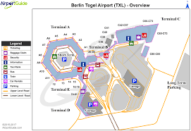 Berlin Berlin Tegel International Txl Airport Terminal Map Overview Reiseziele Berlin Reisen