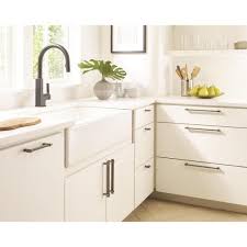 Bar pulls with upholstery material, solid and durable. Amerock Mulino 2 3 8 In L 60 Mm Black Brushed Nickel Black Nickel Drawer Cabinet Knob Bp36720bbnbn The Home Depot