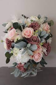 Silk flower bridal bouquets and wedding packages, custom designed to the bride's choice of colors and theme. Chianti Custom Silk Wedding Flowers Silk Wedding Flowers And Bouquets Online Love Is Blooming Silk Flowers Wedding Floral Wedding Rose Wedding Bouquet