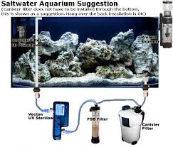 The Simple Diagram Is Intended Only As One Way To Set Up A Saltwater Aquarium This Setup Includes A Prote Saltwater Aquarium Aquarium Set Saltwater Fish Tanks
