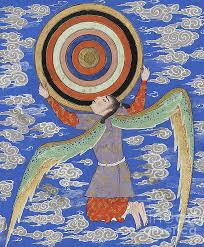 The marvels of creation and the oddities of existence. Penn Libraries Manuscripts Signorformica The Angel Ruh Holding The