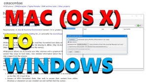How To Access Mac Files Os X Hfs On A Windows Computer Youtube