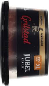 Smak til med olivenolje, basilikum og ny kvernet pepper. Jubelsalami Bordpakning 250g Grilstad