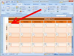How To Create An Event Calendar In Microsoft Word 2008 7 Steps