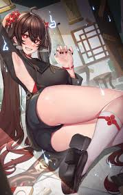 ctrlz77 genshin impact hu tao asian clothes ass erect nipples | 913542 |  yande.re