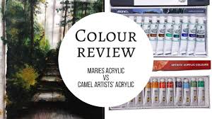 See the prices of acrylic colours in pakistan at nazar brothers. Maries Acrylic Colour Vs Camel Artists Acrylic Colour Review Swatches Youtube