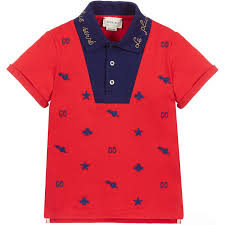 Red Cotton Logo Polo Shirt In 2020 Polo Shirt Design Shirts Navy Blue Polo Shirts