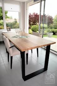 pied de table 71cm fer plat la fabrique des pieds pied de table design deco salle a manger pieds de table