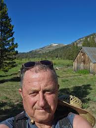 With Rhea up at the Carson Pass. Meiss Trail.