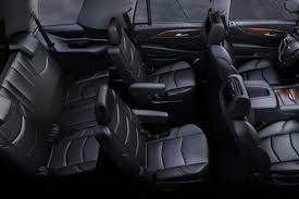 Several features in the interiors can be added to the basic version at an additional charge. Interior Seating In The Cadillac Escalade Urbana Transportation