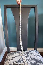 To make a gathered skirt, allow about one and a half times the width measurement. How To Make A Slipcover For A Dining Chair Sustain My Craft Habit