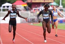 Banned from running the 400 metres, namibian sprinter christine mboma stormed home to take silver in the women's 200 metres olympic final. Beatrice Masilingi Christine Mboma Make 200m Finals Nbc