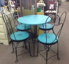 Pin By Marggi Roldan On Painted Furniture Projects Iron Patio Furniture Patio Furniture Redo Wrought Iron Patio Furniture