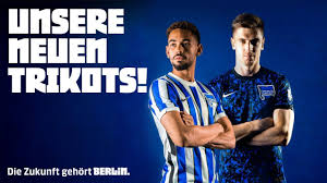 Hertha jersey 2002 2003 away m shirt mens white trikot football soccer nike ig93. Unsere Neuen Trikots 20 21 Hertha Bsc Youtube