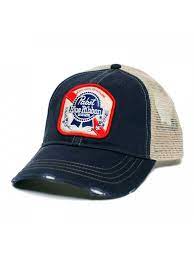 Pabst Blue Ribbon Trucker Hat C7186noik8r Hats For Men Trucker Hat Pabst Blue Ribbon
