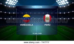 Definition for venezuela vs venezuela. Brasilien Vs Venezuela Fussball Anzeigetafel Broadcast Grafik Fussball Vorlage Stock Vektorgrafik Alamy