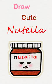 Here is a list of 40 easy drawing ideas for beginners: Learn How To Draw So Cute Nutella Jar Easy Step By Step Kawaii Tutorial Kawaii Drawing Tutorial Nut Funny Easy Drawings Cute Food Drawings Easy Drawings
