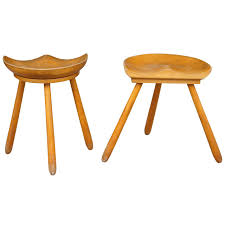 Pair Of Danish Milking Stools Stool Milking Stool Country Style Homes