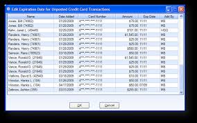 You don't want your credit card's expiration date to come and go without you realizing it. Edit Expiration Dates On Unprocessed Credit Cards