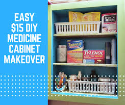 Here's an easy simple medicine cabinet makeover. Easy 15 Diy Medicine Cabinet Makeover Kicking It With Kelly