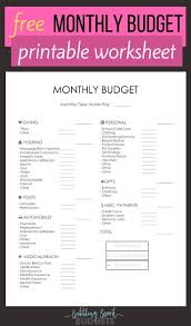 The Best Free Monthly Budget Printable In 2020 Monthly Budget Printable Budget Printables Monthly Budget