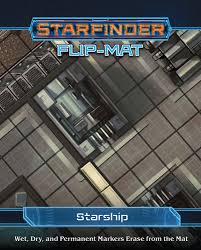Details About Starfinder Roleplaying Game Rpg Presale Flip Mat Starship New