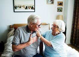 Download Premium Image Of Senior Couple Taking Care Of Each Other 378752 Couples Social Media Images Couple Lifestyle