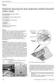 Check spelling or type a new query. Stability Bracing For Non Domestic Timber Trussed Rafter Roofs The Institution Of Structural Engineers