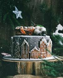 Wunderschoner Weihnachtskuchen Christmas Gingerbread House Christmas Cake Christmas Gingerbread