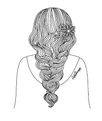 A 'triptych' coloring page, created from a alfons mucha's creation. Printable Coloring Pages Of Girls With Long Hair Novocom Top