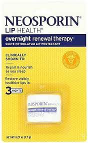 Drug information for neosporin lip health overnight renewal therapy by johnson & johnson consumer inc. Neosporin Lip Health Overnight Renewal Therapy 0 27 Oz Ebay