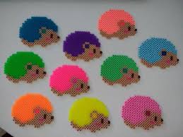 Neon Hedgehog Perler Bead Magnet Etsy Easy Perler Bead Patterns Perler Bead Templates Diy Perler Beads
