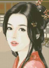Chinese cross stitch patterns free. Chinese Beauty Cross Stitch Designs