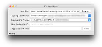 Ios App Signer Install Kodi Without Jailbreak Ios And Tvos