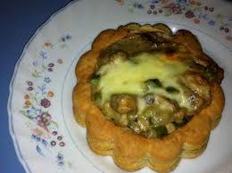 Butter, onion, red onion, salt, ice water, dry. Chicken And Asparagus Vol Au Vent