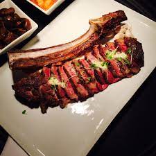 If you are trying to impress your friends, this is the steak for you. Modern Steak On Twitter This Picture Is About Our New Plate But Is Ok To Admire The Tomahawk Ribeye Yyc Yycnow Yycbest Modernsteak Https T Co Elor734zjk