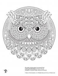 Free shipping on orders over $25 shipped by amazon. Bird Mandalas Adult Coloring Pages Woo Jr Kids Activities