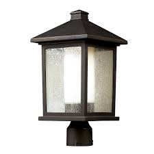 Shop Mesa Oil Rubbed Bronze Aluminum Outdoor Post Light Overstock 7971884